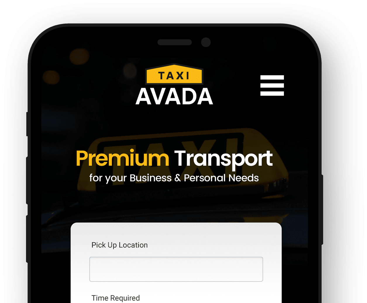 Avada Taxi App Avada Taxi App
